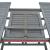 Set mobilier de exterior, 7 piese, gri, lemn masiv de acacia  GartenMobel Dekor