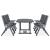 Set mobilier de exterior, 7 piese, gri, lemn masiv de acacia  GartenMobel Dekor