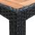 Set mobilier de exterior 7 piese negru poliratan lemn acacia GartenMobel Dekor