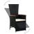 Set mobilier de exterior 7 piese negru poliratan lemn acacia GartenMobel Dekor