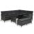 Set mobilier de grădină cu perne, 3 piese, gri, poliratan GartenMobel Dekor