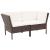 Set mobilier de grădină cu perne, 8 piese, maro, poliratan GartenMobel Dekor