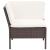 Set mobilier de grădină cu perne, 8 piese, maro, poliratan GartenMobel Dekor