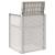 Scaune de Dining pentru Grădină 2 pcs Alb și crem PP GartenMobel Dekor
