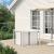 Scaune de Dining pentru Grădină 2 pcs Alb și taupe PP GartenMobel Dekor