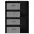 Bufet cu sertar Stejar Negru 60 x 33,5 x 84 cm GartenMobel Dekor