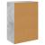 Bufet cu sertar Gri din beton 60 x 33,5 x 84 cm GartenMobel Dekor
