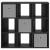 Bufet cu sertar Stejar Negru 73,5 x 24 x 69,5 cm GartenMobel Dekor