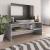 Dulap TV, gri beton, 100x40x40 cm, lemn prelucrat GartenMobel Dekor