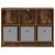 Bufet cu sertar Stejar fumuriu 73,5 x 22,5 x 53,5 cm GartenMobel Dekor