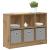 Bufet cu sertar Stejar Artizanal 73,5 x 22,5 x 53,5 cm GartenMobel Dekor