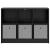 Bufet cu sertar Stejar Negru 88,5 x 27,5 x 63,5 cm GartenMobel Dekor