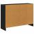 Bufet cu sertar Stejar Negru 88,5 x 27,5 x 63,5 cm GartenMobel Dekor