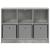 Bufet cu sertar Gri din beton 88,5 x 27,5 x 63,5 cm GartenMobel Dekor