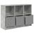 Bufet cu sertar Gri din beton 88,5 x 27,5 x 63,5 cm GartenMobel Dekor