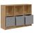 Bufet cu sertar Stejar Artizanal 88,5 x 27,5 x 63,5 cm GartenMobel Dekor