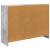 Bufet cu sertar Gri din beton 102 x 32 x 73,5 cm GartenMobel Dekor