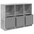 Bufet cu sertar Gri din beton 102 x 32 x 73,5 cm GartenMobel Dekor