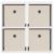 Bufet cu sertar Alb 49,5 x 22 x 47 cm GartenMobel Dekor