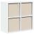 Bufet cu sertar Alb 49,5 x 22 x 47 cm GartenMobel Dekor