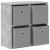 Bufet cu sertar Gri din beton 49,5 x 22 x 47 cm GartenMobel Dekor