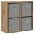 Bufet cu sertar Stejar Artizanal 49,5 x 22 x 47 cm GartenMobel Dekor