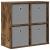 Bufet cu sertar Stejar fumuriu 59,5 x 27 x 57 cm GartenMobel Dekor