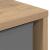 Bufet cu sertar Stejar Artizanal 59,5 x 27 x 57 cm GartenMobel Dekor