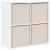 Bufet cu sertar Alb 68,5 x 32 x 67 cm GartenMobel Dekor
