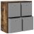 Bufet cu sertar Stejar fumuriu 68,5 x 32 x 67 cm GartenMobel Dekor