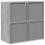 Bufet cu sertar Gri Sonoma 68,5 x 32 x 67 cm GartenMobel Dekor