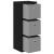 Bufet cu sertar Stejar Negru 25,5 x 22 x 69,5 cm GartenMobel Dekor