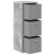 Bufet cu sertar Gri din beton 25,5 x 22 x 69,5 cm GartenMobel Dekor