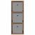 Bufet cu sertar Lemn vechi 25,5 x 22 x 69,5 cm GartenMobel Dekor