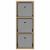 Bufet cu sertar Stejar Artizanal 25,5 x 22 x 69,5 cm GartenMobel Dekor