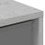 Bufet cu sertar Gri din beton 30,5 x 27 x 84,5 cm GartenMobel Dekor