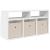 Bucătărie joasă cu sertar Alb 72 x 22,5 x 38 cm GartenMobel Dekor