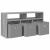 Bucătărie joasă cu sertar Gri Sonoma 72 x 22,5 x 38 cm GartenMobel Dekor