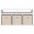 Bucătărie joasă cu sertar Alb 87 x 27,5 x 43 cm GartenMobel Dekor