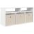 Bucătărie joasă cu sertar Alb 87 x 27,5 x 43 cm GartenMobel Dekor