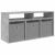 Bucătărie joasă cu sertar Gri din beton 87 x 27,5 x 43 cm GartenMobel Dekor