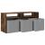 Bucătărie joasă cu sertar Stejar fumuriu 102 x 32 x 48,5 cm GartenMobel Dekor