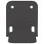 Raft suspendat cu raft Pe perete 24 pcs Negru 6 x 10,8 x 6,6 cm GartenMobel Dekor