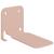 Raft suspendat cu raft Pe perete 8 pcs Roz 6 x 10,8 x 6,6 cm GartenMobel Dekor