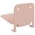 Raft suspendat cu raft Pe perete 24 pcs Roz 6 x 10,8 x 6,6 cm GartenMobel Dekor