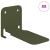 Raft suspendat cu raft 8 pcs Verde măsliniu 6 x 10,8 x 6,6 cm GartenMobel Dekor
