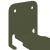 Raft suspendat cu raft 24 pcs Verde măsliniu 6 x 10,8 x 6,6 cm GartenMobel Dekor