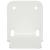 Raft suspendat cu raft Pe perete 4 pcs Alb 6 x 10,8 x 6,6 cm GartenMobel Dekor