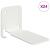 Raft suspendat cu raft Pe perete 24 pcs Alb 6 x 10,8 x 6,6 cm GartenMobel Dekor