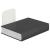 Raft suspendat cu raft Pe perete 24 pcs Alb 6 x 10,8 x 6,6 cm GartenMobel Dekor